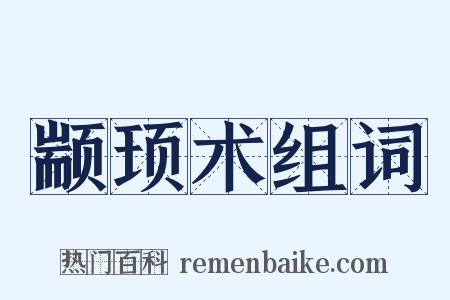 颛顼术组词是什么意思的图片